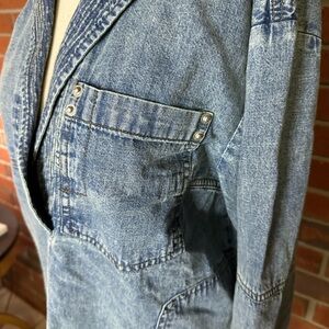 We The Free Denim Button Down Shirt